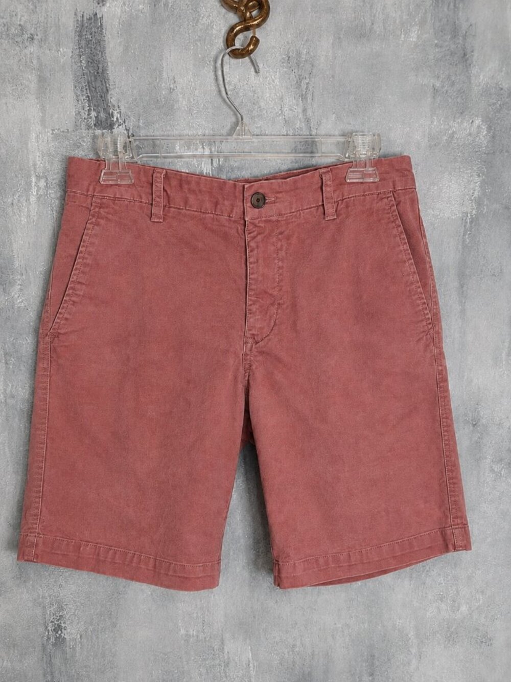 Chaps Ralph Lauren Washed Red Twill Shorts Men’s 32 Jorts